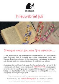 Sheeque nieuwsbrief juli 2019
